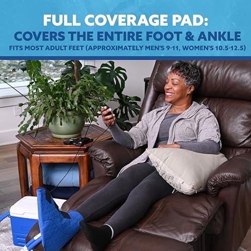 Polar Active Ice 3.0 Cold Therapy Ice Machine System with Programmable Timer, Foot Therapy Compression Pad, Lightweight 9 Quart Cooler, Quiet Pump, Strong Cryotherapy Pain Relief Treatment - Image 3