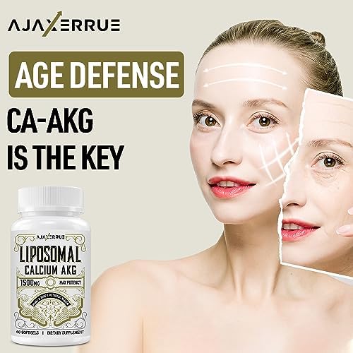 Liposomal Calcium AKG Supplement 1500 MG (Alpha-Ketoglutaric Acid), High Absorption, More Effective Than AAKG, Ca AKG for Longevity, Age Defense, Cellular Energy, Metabolic Function, 120 Softgels - Image 7