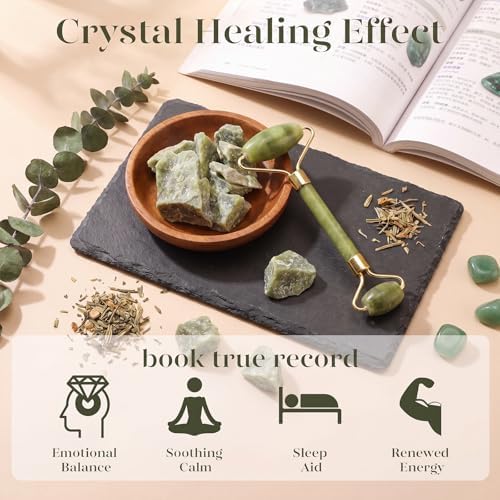 BAIMEI IcyMe Jade Face Roller & Gua Sha Set,Self Care Gifts for Women - Image 6