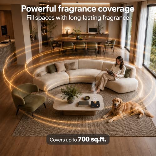 Nebulizing Waterless Essential Oil Diffuser, 700 Sq. Ft. Aromatherapy - Image 5