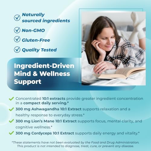 Sotalix Cortisol Health Complex 1,230 mg with Lion's Mane, 150 Capsules - Image 5
