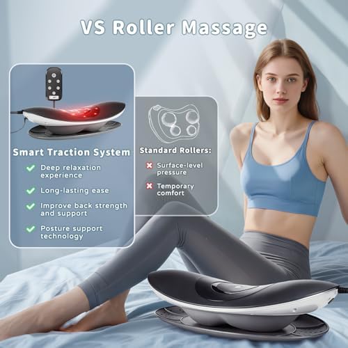 Zenopax Electric Lower Back Massager for Pain Relief with Dynamic Airbag Traction, 3-Level Heat, Vibration - Quick Relaxation, Easy to Use, Home/Office Use - Image 4