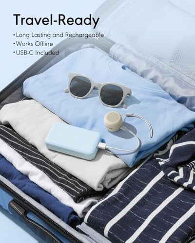 FLOWTUNE Sound Machine White Noise Machine for Baby Adults, 18 Non-looping Sounds, Timer, Memory Function, Portable Sleep Sound Therapy Gift (Putty) - Image 4