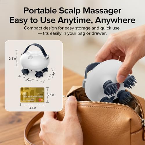Head Massager Scalp, Scalp Massager, Portable Head Massager - Image 5