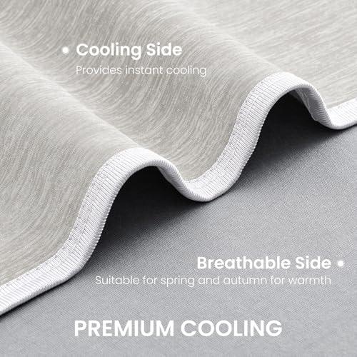 Topcee Cooling Blanket for Night Sweats Absorbs Heat to Keep Adults, Children Cool on Warm Nights, Q-Max 0.5 Cooling Blankets for Hot Sleepers, Ultra-Cool Lightweight Sofa Throw Blanket (50"x70") - Image 5