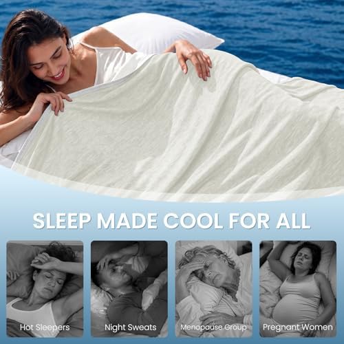 Topcee Cooling Blanket Throw 50"x70" for Hot Sleepers Summer Blanket - Image 4