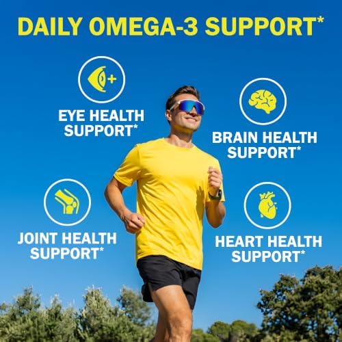 Triple Strength Omega 3 Fish Oil 3000mg for Women and Men, 90 Softgels - Image 5