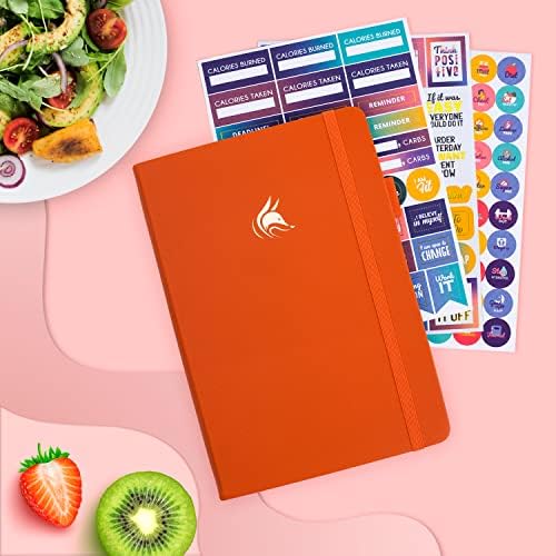 Clever Fox Wellness Planner & Food Journal for Weight Loss, A5 Orange - Image 6