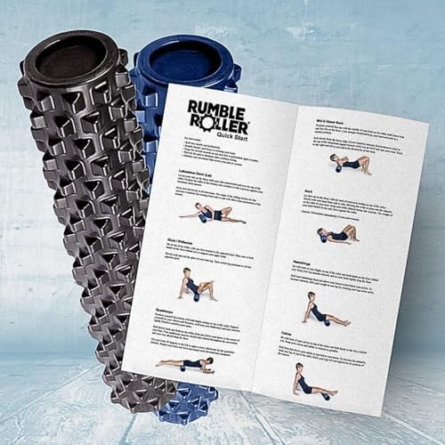 RumbleRoller Original Textured Foam Roller - Deep Tissue, Self Myofacial Release Massage Therapy Roller (RumbleRoller 12" Compact Size Original Foam Roller) - Image 2