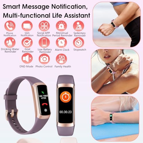 Fitness Tracker – Heart Rate Blood Oxygen Blood Pressure Temp Sleep Calorie - Image 5