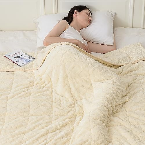 Topblan Weighted Blanket Twin Size 15lbs, 48 x 72 for Adults in Bed - Image 2
