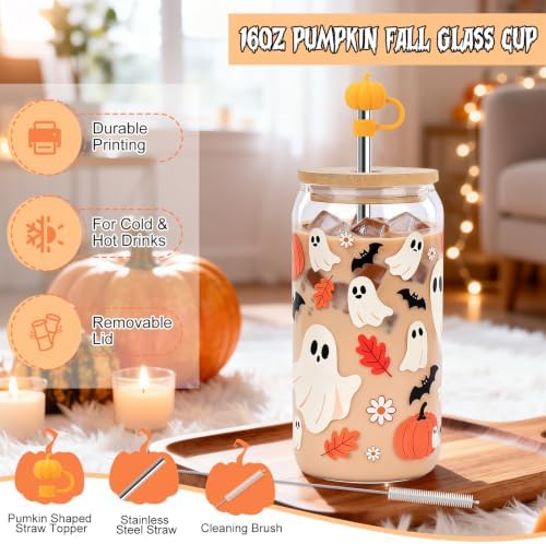 Fall Gifts for Women, Halloween Boo Basket Stuffers, Relaxing Spa Gifts Set - Image 4