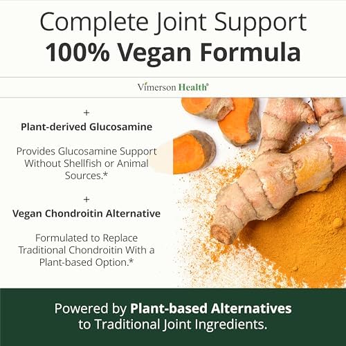 Vegan Glucosamine Chondroitin MSM – Joint Supplements for Men and Women with Glucosamine Sulfate 1500 mg – Joint Health Supplement for Cartilage, Mobility & Joint Support – 2 Pack - Image 5