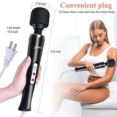 YEVIOR Wired Powerful Handheld Massager with Strong Vibration for Women - Image 4