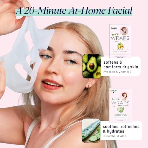 SpaLife 10 Piece Korean Face Mask & Moisturizing Hand Gloves Set | Foot Mask Socks for Dry Cracked Hands & Feet | Korean Skincare Cuticle Repair Mask Women | Self Care Gifts for Women | 10 Pack - Image 4