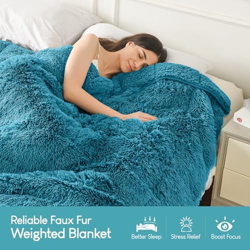 Cottonblue Adults Weighted Blanket 17lbs Queen Size Bed 60"x80" Soft Plush - Image 2