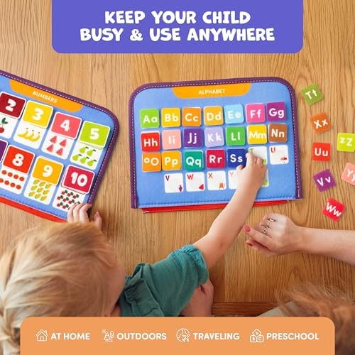 Clever Fox Play Busy Book, Toy for Toddlers, Babies & 3+ Year Olds, Purple - Image 5