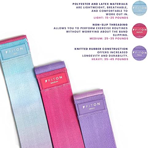 FitOn - 12"x4" Travel Sized Recovery Roller & Sculpt Resistance Bands Bundle - Workout Equipment Set for Gym and Home Exercise - Workout with Non-Slip Exercise Bands & Durable Foam Roller Set - Image 4