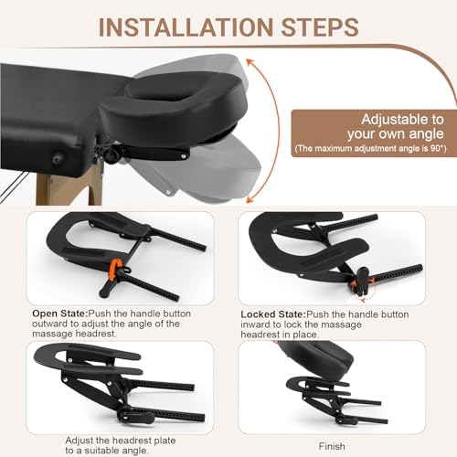 Universal Adjustable Massage Table Face Cradle & Headrest - Image 6