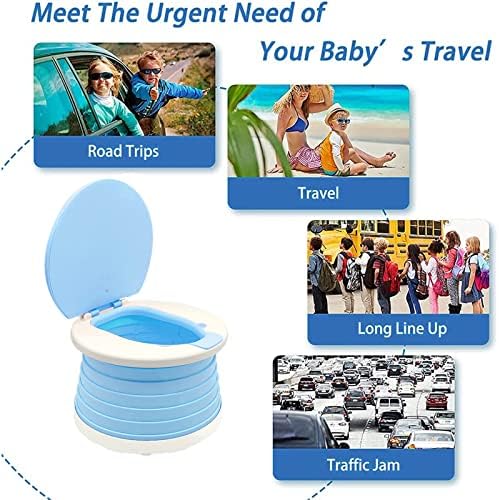 SunnySmile,Travel Potty,Car Potty for Toddler,Portable Toilet for Kids - Image 4