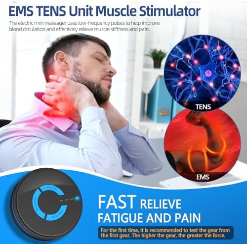 Wireless TENS Unit Muscle Stimulator, FSA-HSA Mini Massager for Pain Relief - Image 3