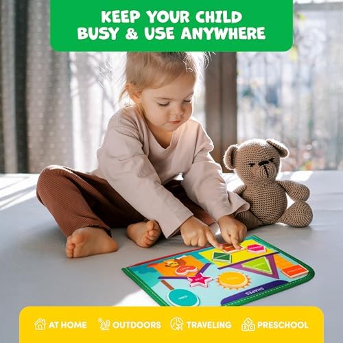 Clever Fox Play Busy Book, Toy for Toddlers, Babies & 3+ Year Olds, Green - Image 5