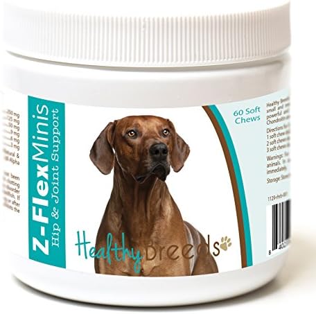 Healthy Breeds Rhodesian Ridgeback Z-Flex Minis Hip and Joint Support Soft Chews 60 Count by HealthyBreeds