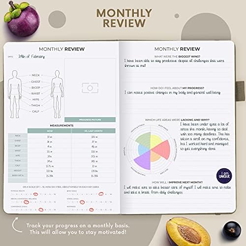 Clever Fox Wellness Planner & Food Journal for Weight Loss, A5 Pearl - Image 6