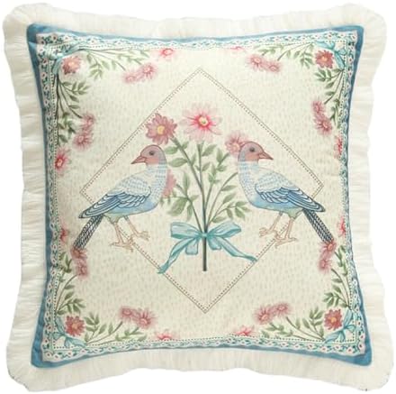 patdrea Designer French Velvet Throw Pillow Cover,18"x18"-MontebourgB by patdrea