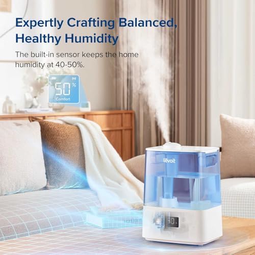 Levoit Classic300S Ultrasonic Smart Top Fill Humidifier, Large 6L Tank, 60H - Image 2