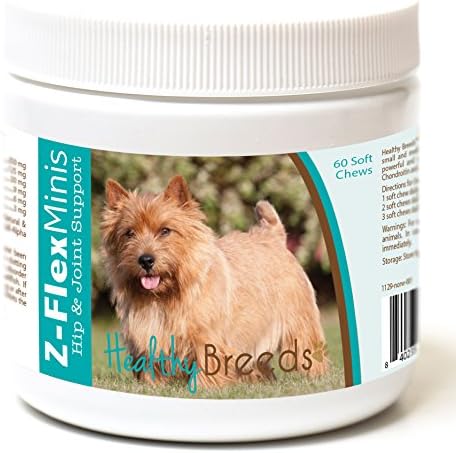 Healthy Breeds Norwich Terrier Z-Flex Minis Hip and Joint Support Soft Chews 60 Count by HealthyBreeds