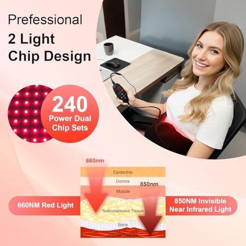 Red Light Therapy for Body 31.1" x 14.2" Red Light Therapy 240 LEDs W240 - Image 2