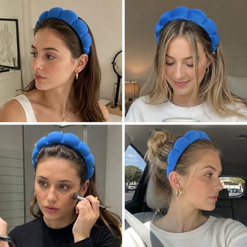 Ayesha Spa Headband for Washing Face Makeup Skincare Soft Sponge Hair band - Image 3