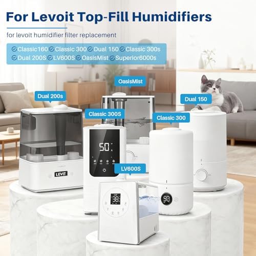 30 Pack Top Fill Humidifier Filter Replacement for LEVOIT Classic160 - Image 2