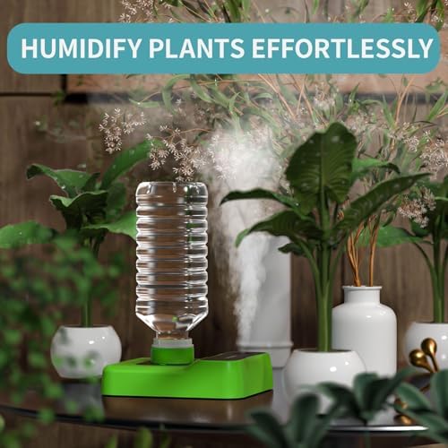 Travel Humidifier, Portable Humidifier for Plants, Bedroom, Office, Hotel or Car, Battery Operated Mini Cool Mist Humidifiers, Quiet 23dB, Auto-off, Night Light & BPA-Free, Grass-Green - Image 3