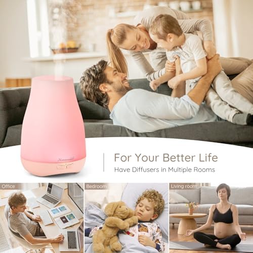 Homeweeks Essential Oil Diffuser for Room 100 ML 1 Pack - Image 2