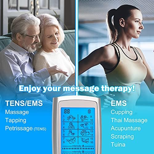 Easy@Home Rechargeable TENS Unit - EMS Muscle Stimulator - Image 6