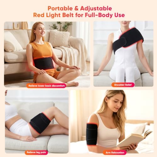 Red Light Therapy Pad, 105LED 660nm 850nm Infrared Light Wrap - Image 6