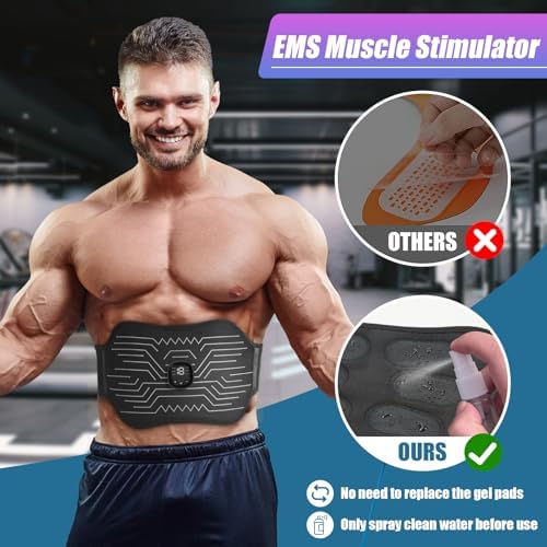 FDA Cleared - Abs Stimulator Muscle Toner (White) - Image 2