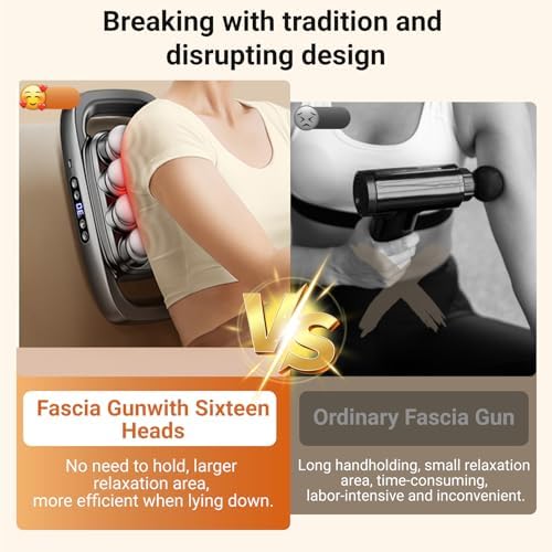 Gurui 16-Head Massage Gun Set for Deep Tissue Massage - Image 6