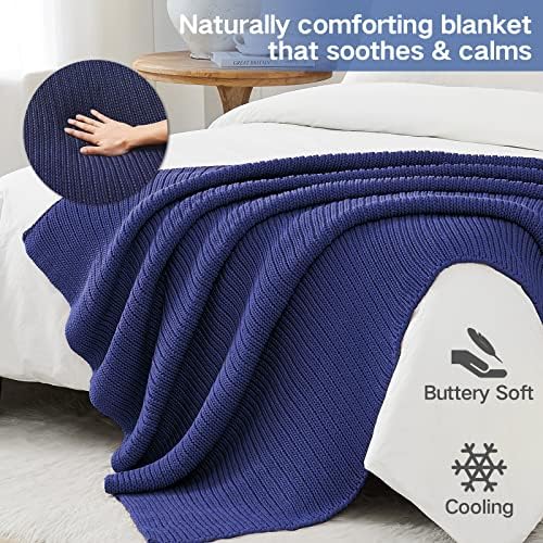 Guohaoi Knitted Weighted Blanket for Adults, 60"x80" 15lbs Full/Queen Size - Image 3