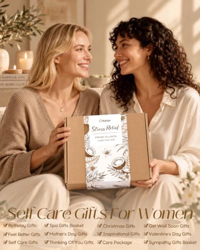Natural Spa Gift Basket for Women, Coconut Vanilla - Image 6