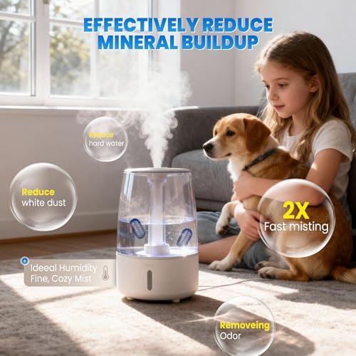 Demineralization Cartridge for Ultrasonic Humidifiers, Prevent Hard Water Build-Up, Reduces White Dust, Purifies Water Pack of 20 - Image 7
