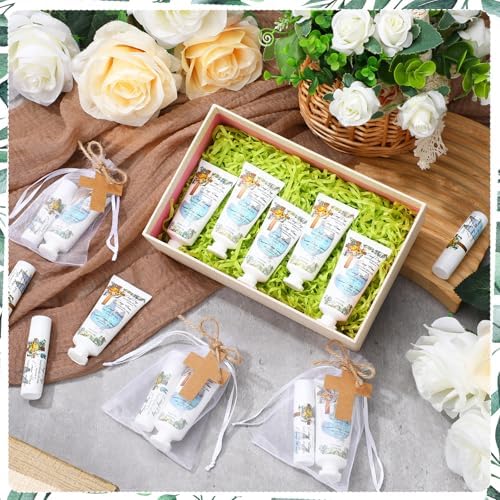 144 Pcs Blue Bible Lip Balm Hand Cream Party Favor Gifts - Image 6