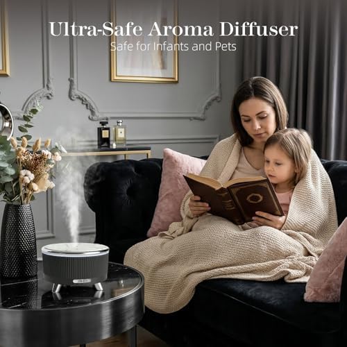 500ml Essential Oil Diffuser, Ultrasonic Aromatherapy Humidifier - Image 5