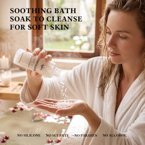 BFFLOVE Gift Set for Women 5pcs Cherry Blossom Spa Set, Birthday Presents for Her with Massage Oil, Scented Candle, Bath Salts, Hand Cream, Mothers' Day Gifts for Her - Image 3