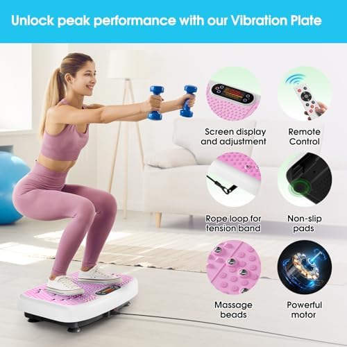 SoftGym Vibration Plate Exercise Machine for Lymphatic Drainage & Fitness - Image 3