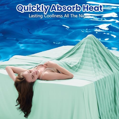 GOHERO Cooling Blanket Full Size, Arc-Chill Q-Max >0.5 Cool Fiber, Summer Cooling Throw Blanket for Hot Sleepers, Keeps Body Cool for Night Sweats, Soft Lightweight Sofa Couch Blankets for Kid Adults - Image 2