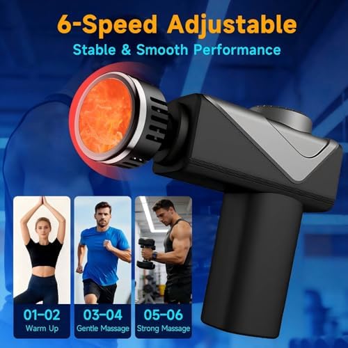 Massage Gun with Heat, Powerful Warming Massage, Home & Travel - Image 2