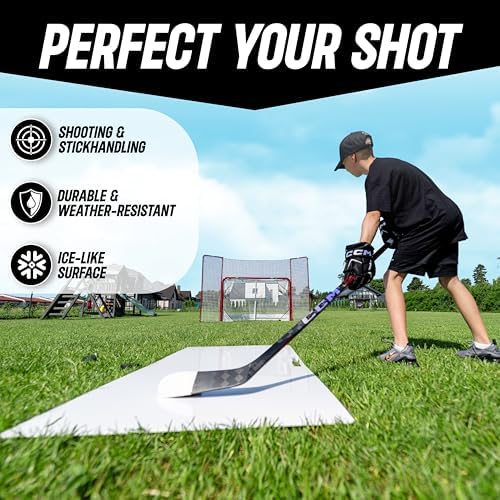 Better Hockey Extreme Pro Shooting Pad - Size 28 x 57 3/16 inches - Simulates the Feel of Real Ice - Easy to Carry - Great for Shooting, Passing and Stickhandling - Weather Proof Coating - Image 2